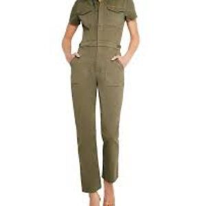 NWT Fit for Success Good American Olive Jumpsuit
